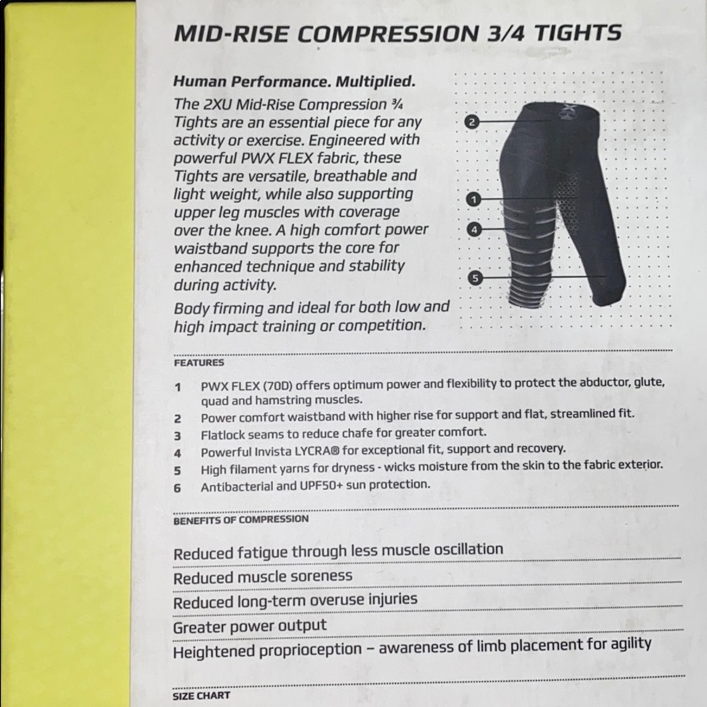 2XU compression workout leggings - Picture 5 of 5
